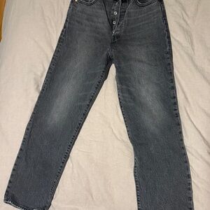 Levi's Black High Rise Jeans